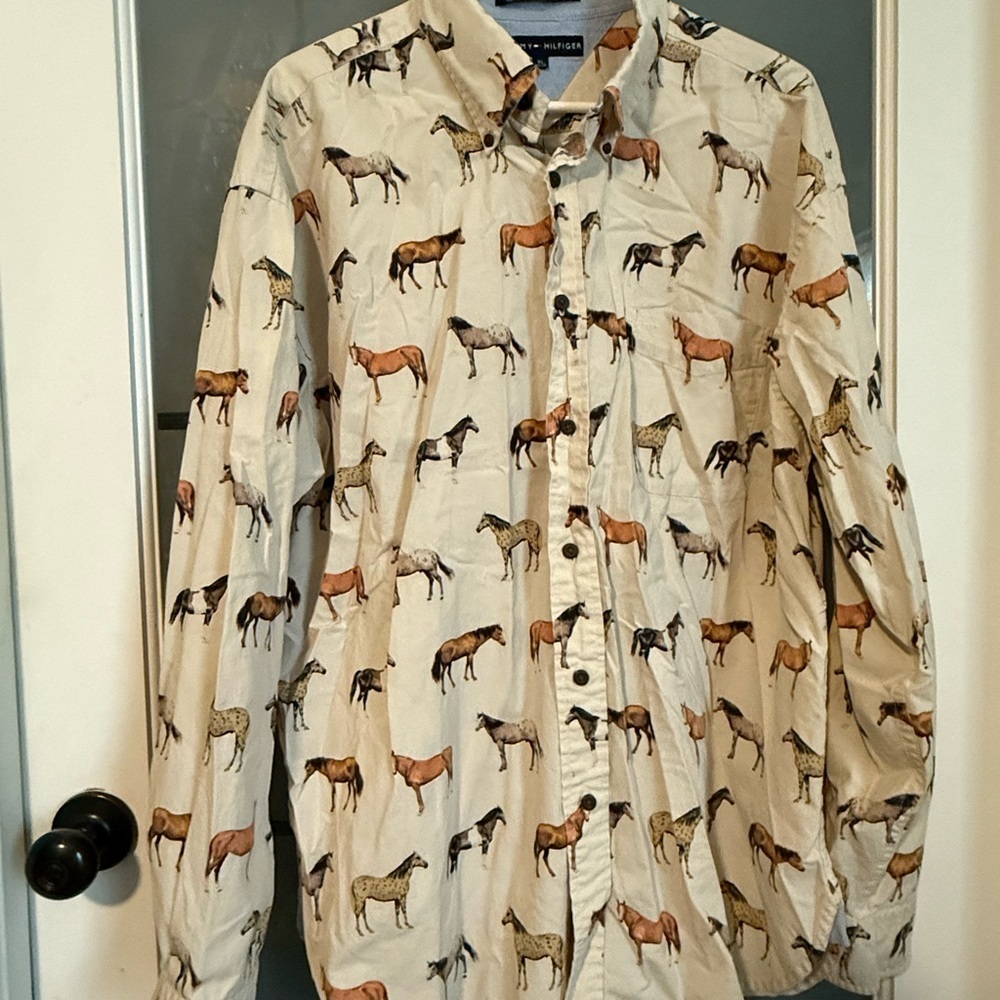 Tommy Hilfiger Sky Blue Cotton Shirt